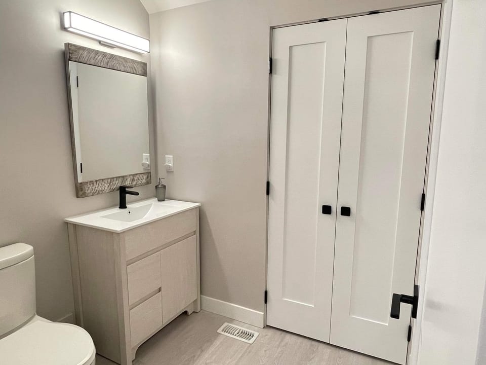 Main Floor  - Roomy Half Bath.
