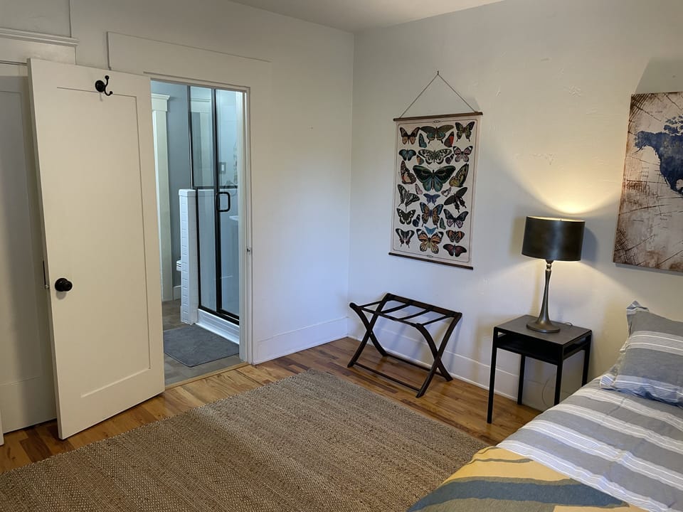 3rd bedroom with en-suite bathroom and ultra soft memory foam mattress.