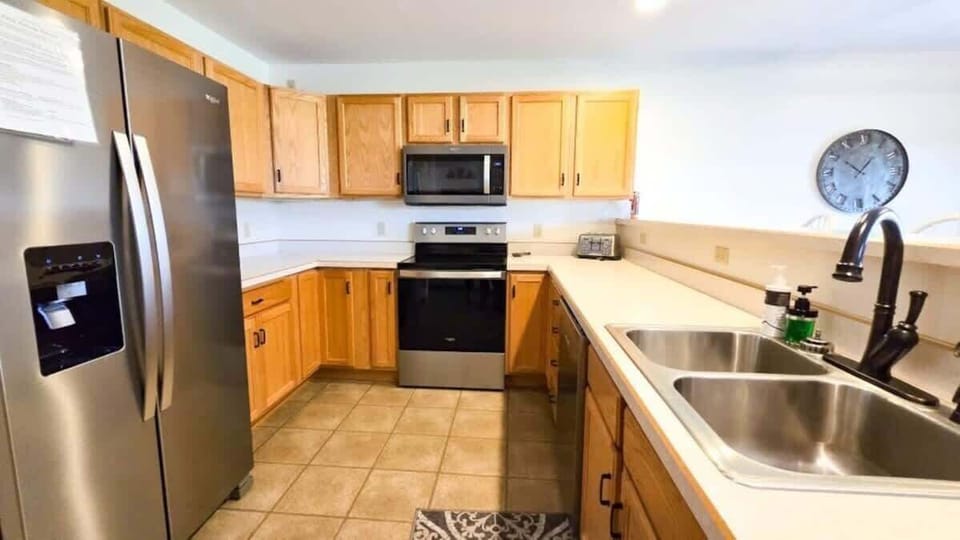 Kitchen with new appliances