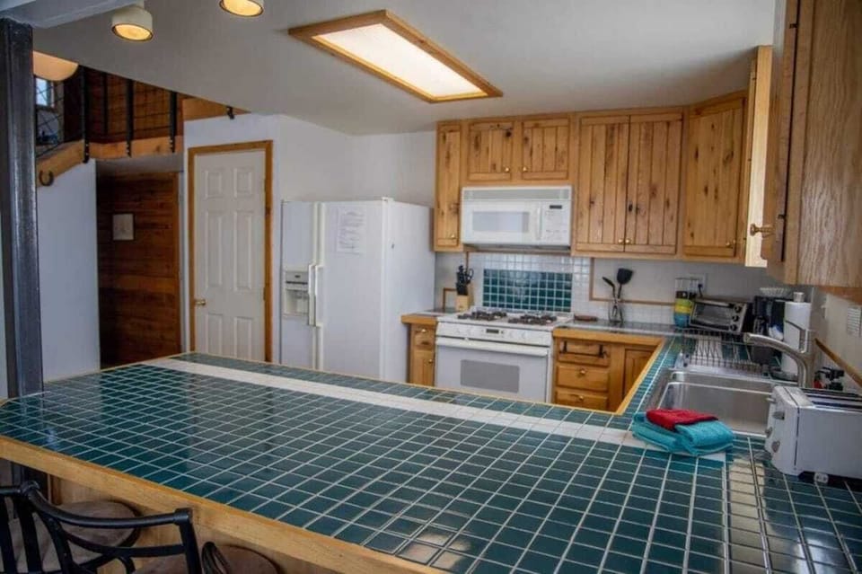 Upper Kitchen is fully stocked and has everything you need for a home cooked meal