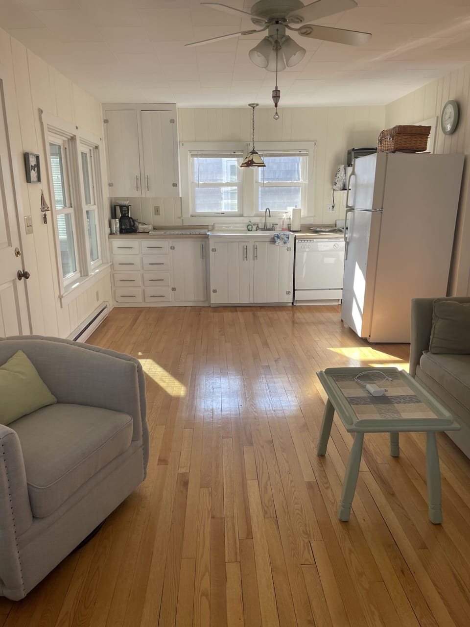 Sunny open concept space
