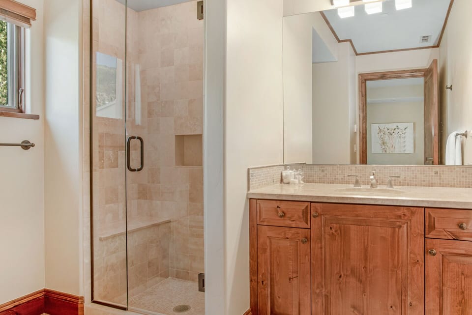 Bathroom 2 - Walk In, Sit Down Shower