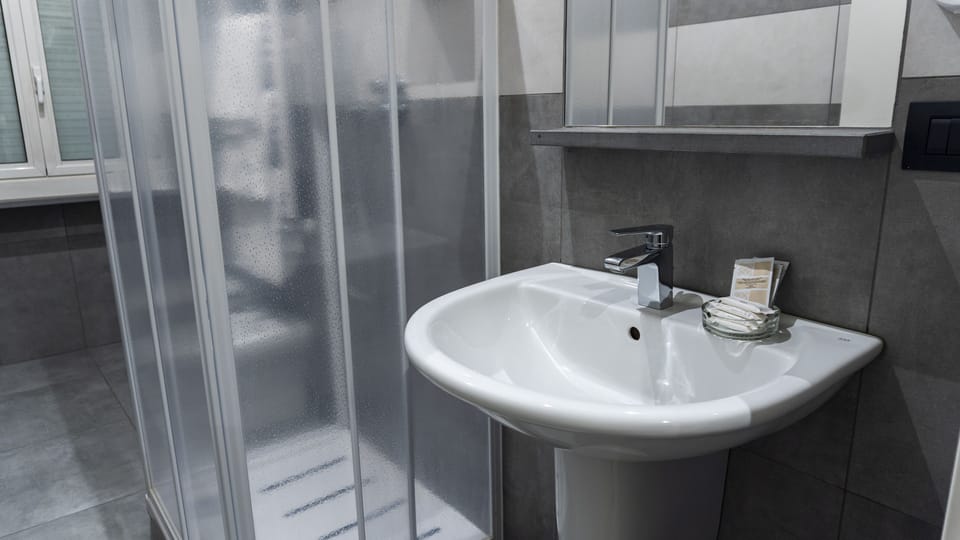 Free toiletries, hair dryer, bidet, towels