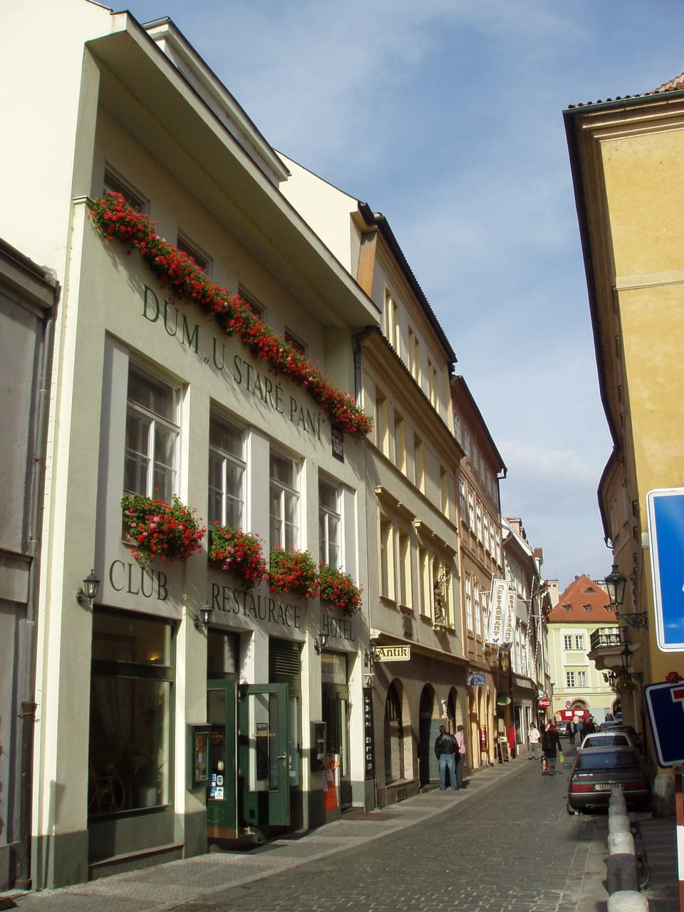 At The Old Lady Hotel in Prague