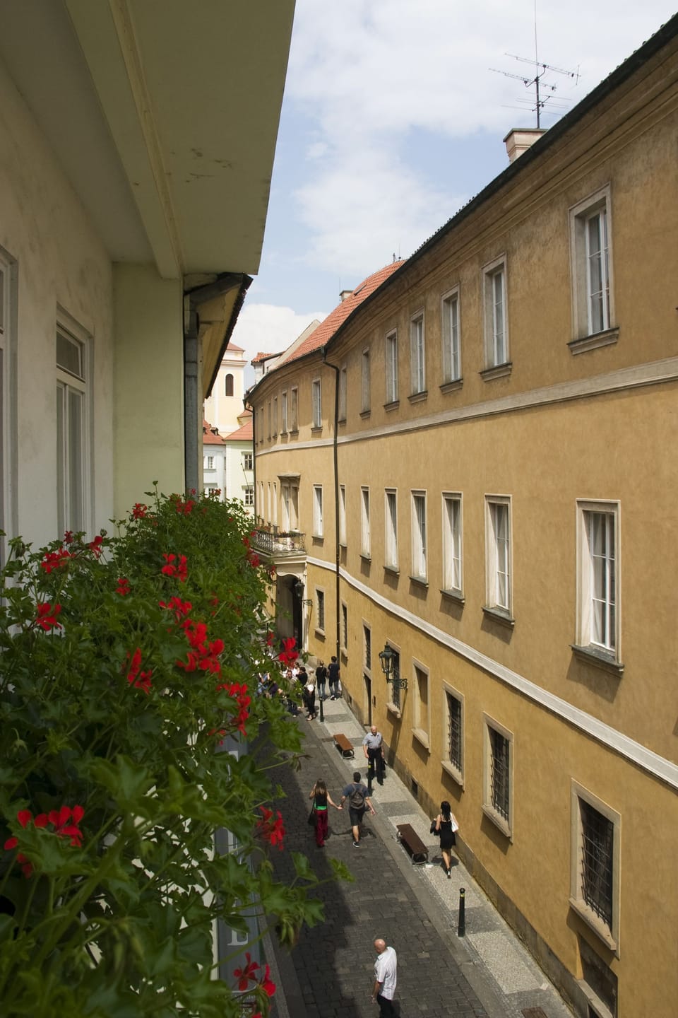At The Old Lady Hotel in Prague