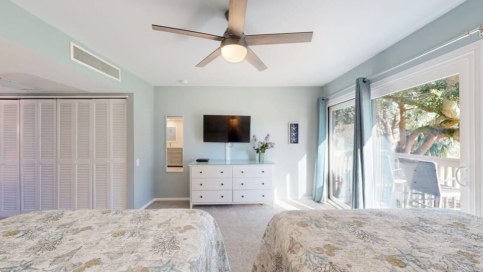 Guest Bedroom with HDTV
