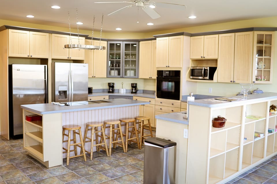 Fully stocked kitchen