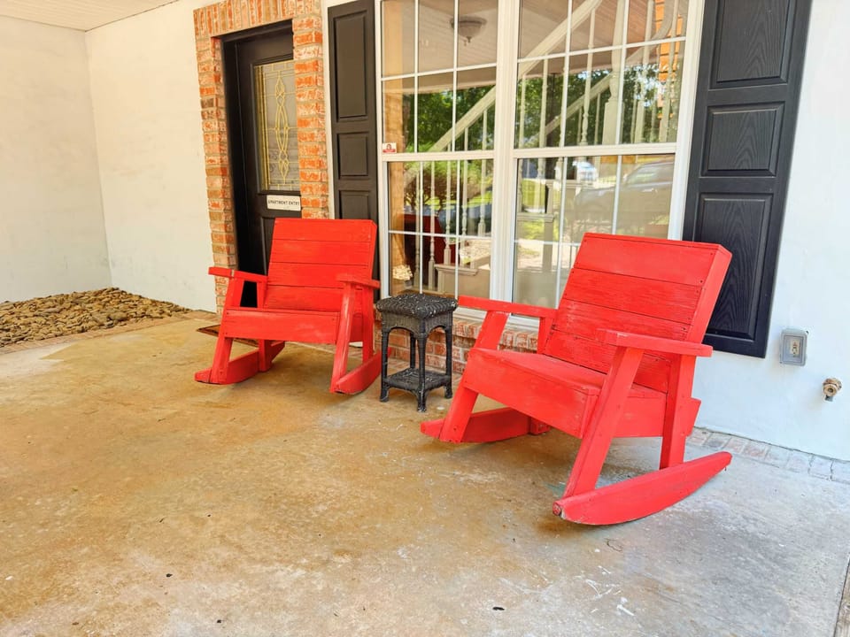 Inviting Porch with Rocking Chairs for Peaceful Mornings