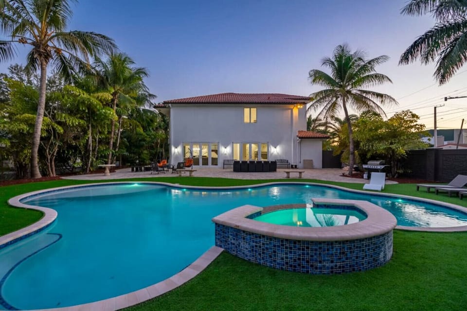 Pool is not heated.