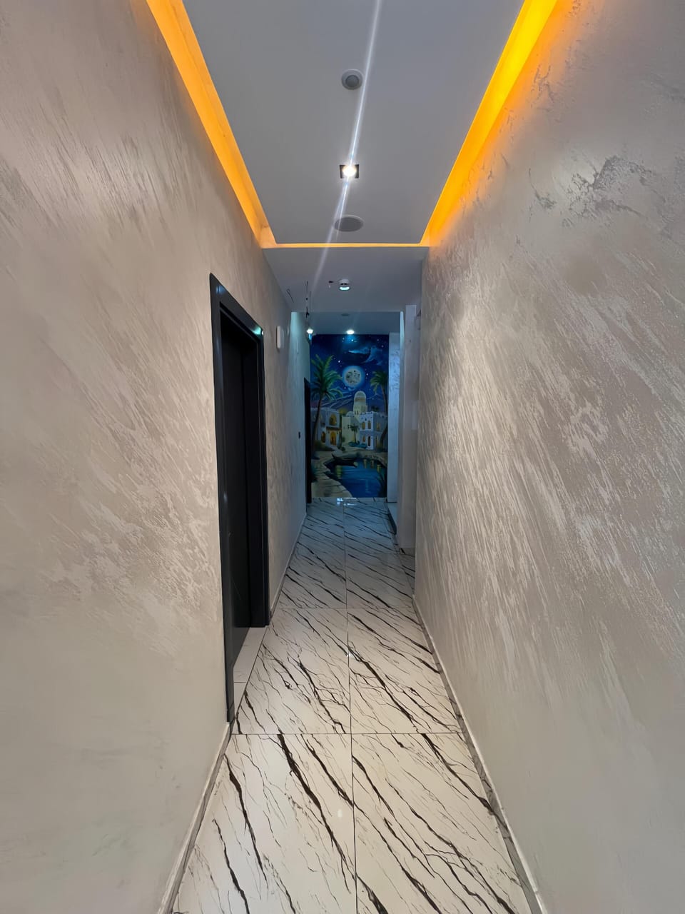 Interior entrance
