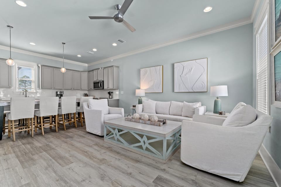 Second Floor Living Room - Kitchen