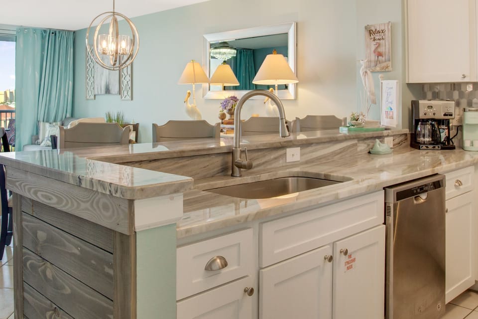 Stylishly upgraded Kitchen