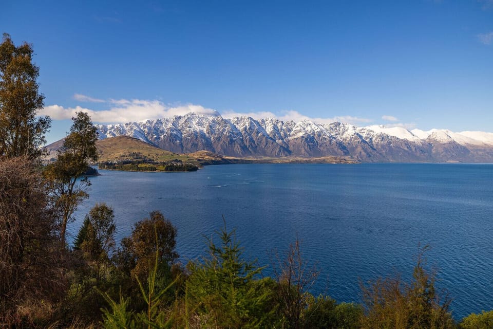 Snow capped mountains