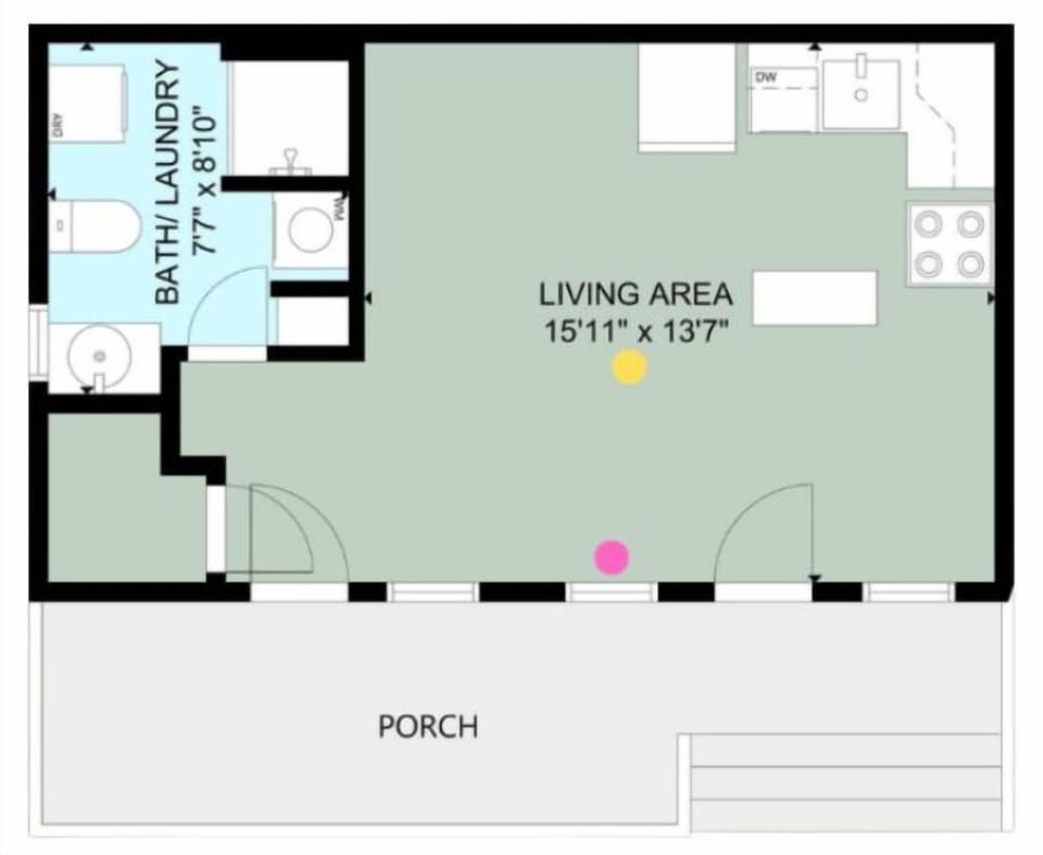 Cottages by the Sea #2 Floor plan