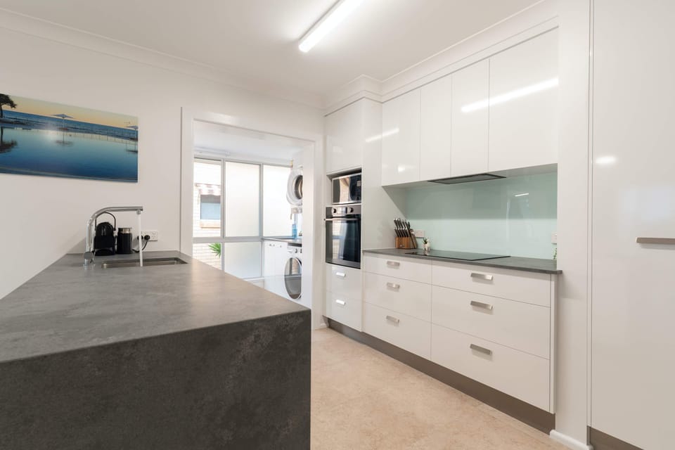 Spacious & modern new kitchen in the home.