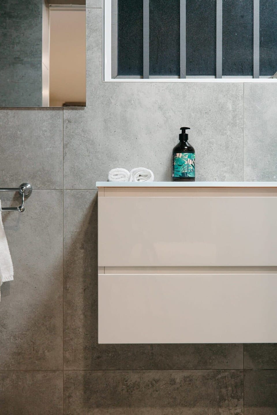Newly renovated modern bathroom