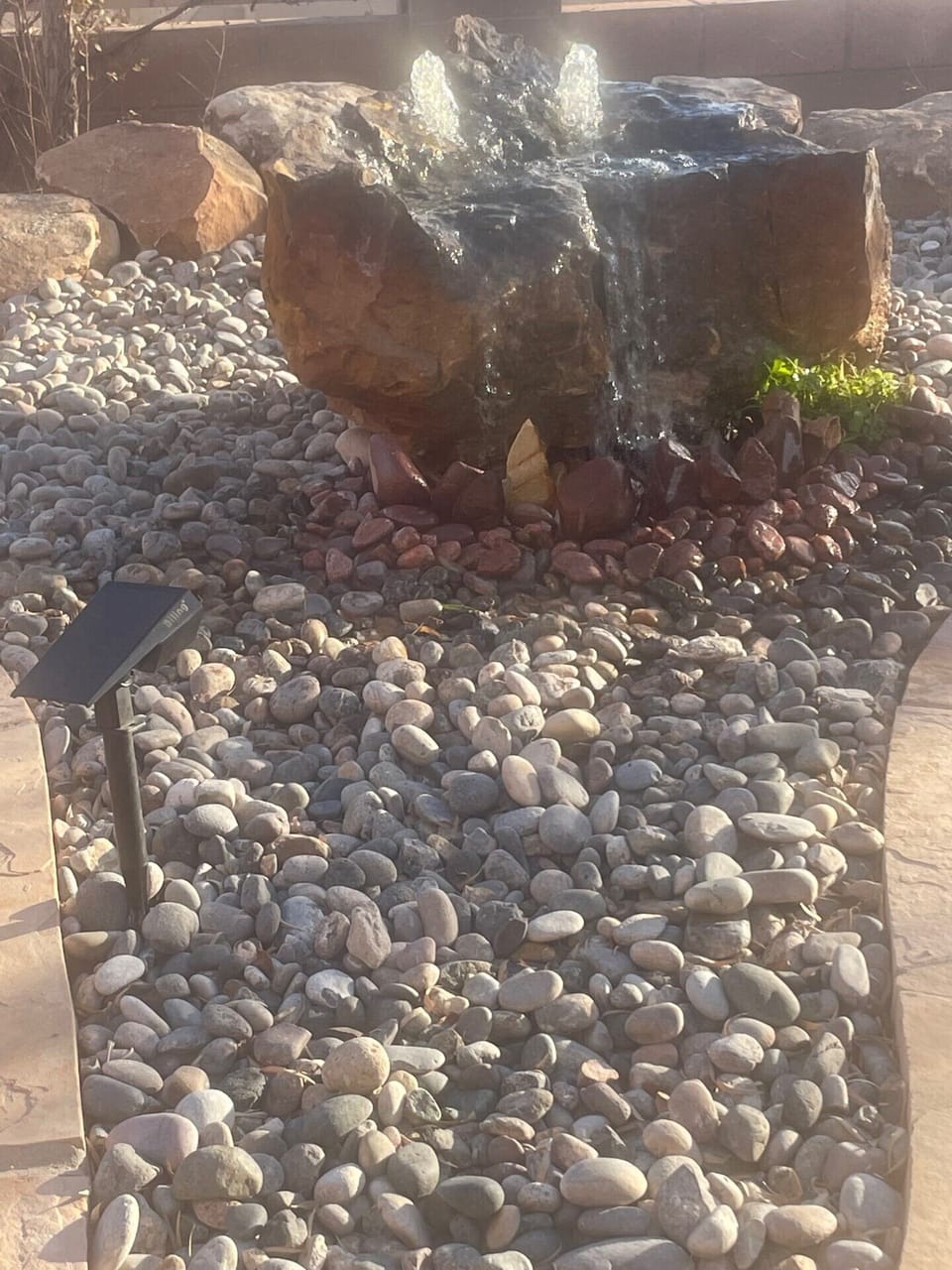 The new fountain.