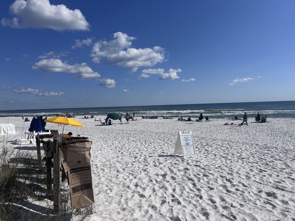 Walton Dunes Beach Access - Public Beach. Photo taken Spring Break 2024 (March).