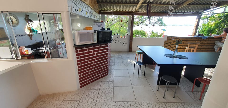 Shared fridge, microwave