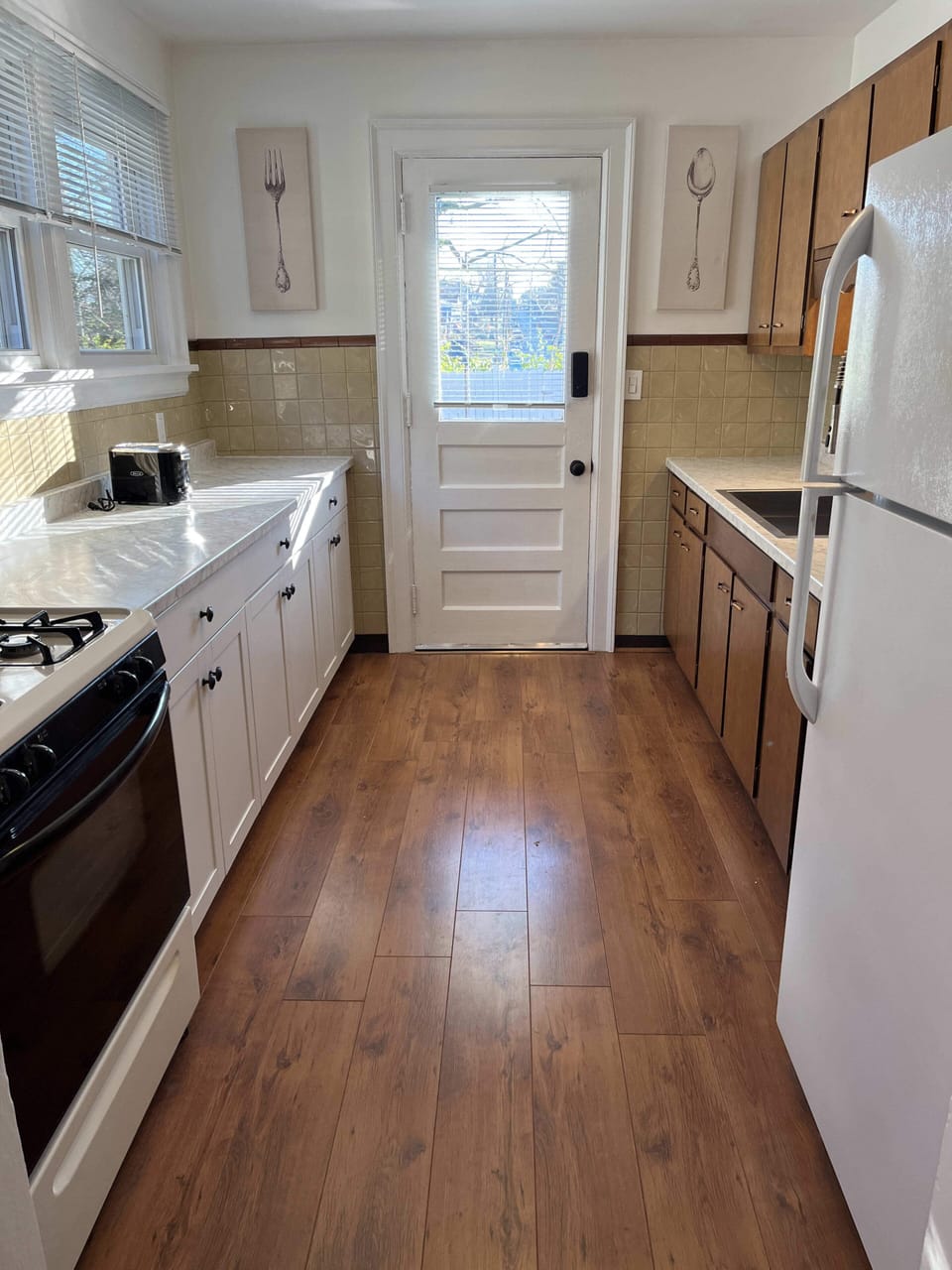 Kitchen view from doorway