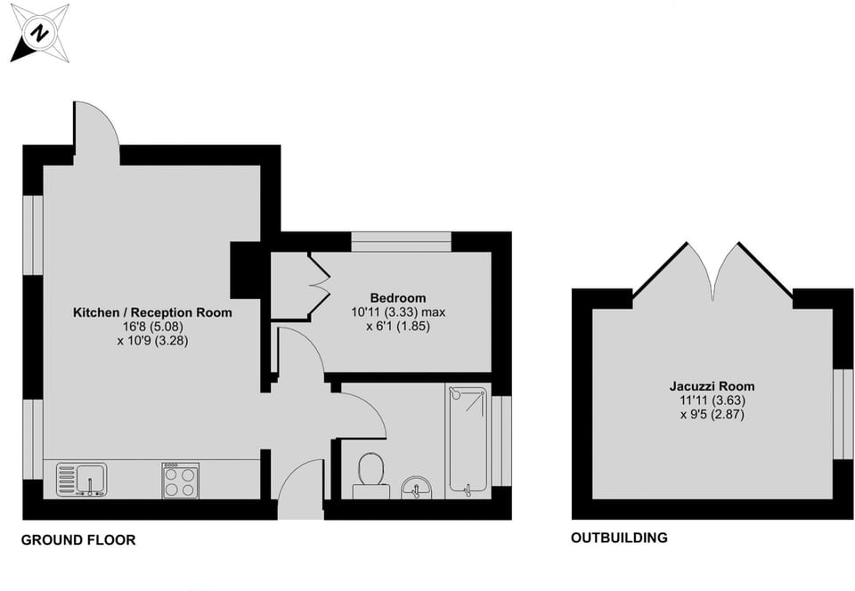 Floor plan | Old Rectory Cottage - The Old Rectory, Fernhurst