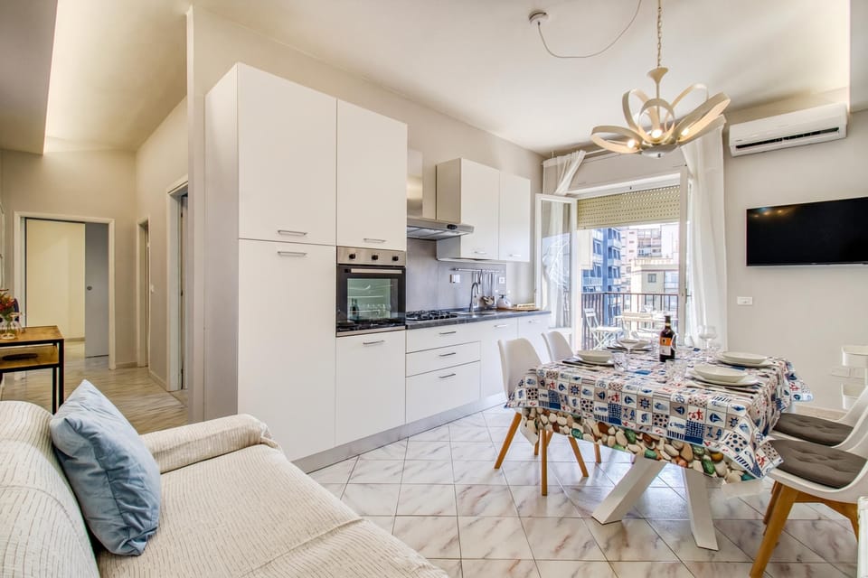 Kitchen and dining area