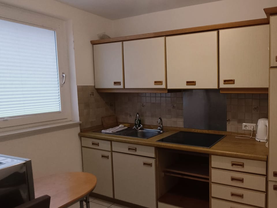 Studio with Terrace | Private kitchen | Fridge, stovetop, cookware/dishes/utensils