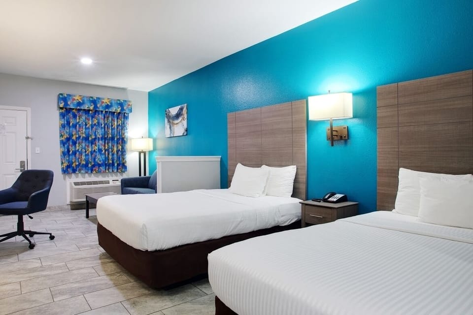 Blackout drapes, iron/ironing board, WiFi (free), bed sheets