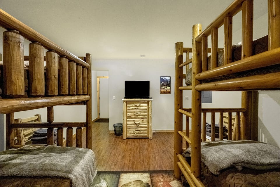 Complete with smart TV, everyone can have an area to watch their own shows!