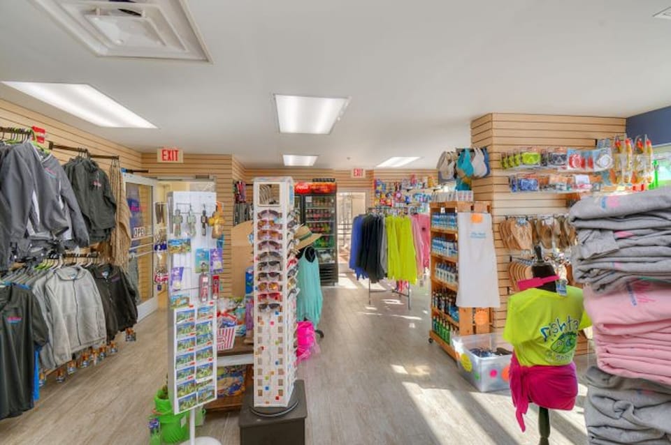 Pick up some souvenirs at the on-site shop.