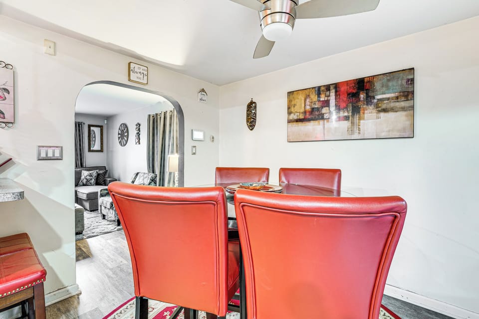 Dining Area | 1st Floor | Dishware/Flatware | Wine Glasses