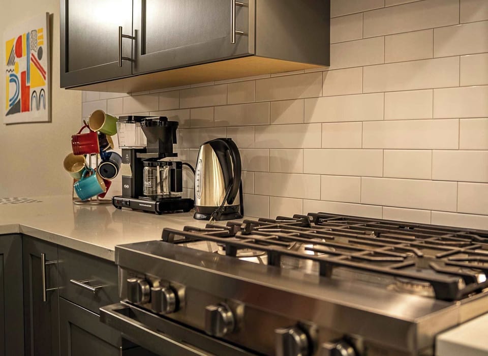 Nothing better in the kitchen than a gas stove! 