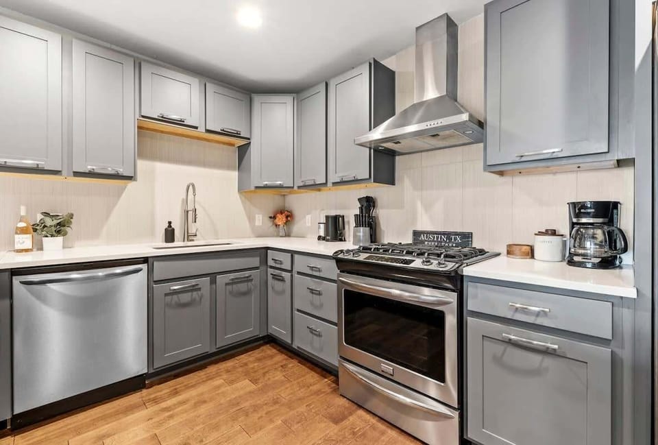 Fully stocked kitchen