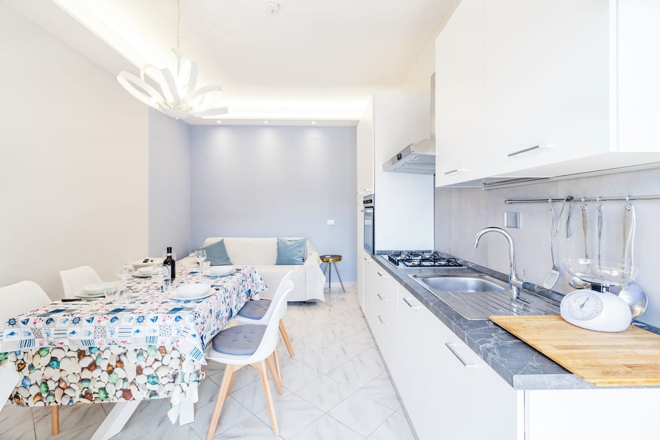 Family Apartment, Multiple Bedrooms (Bedo House Beach Front) | Private kitchen | Fridge, oven, stovetop, dishwasher