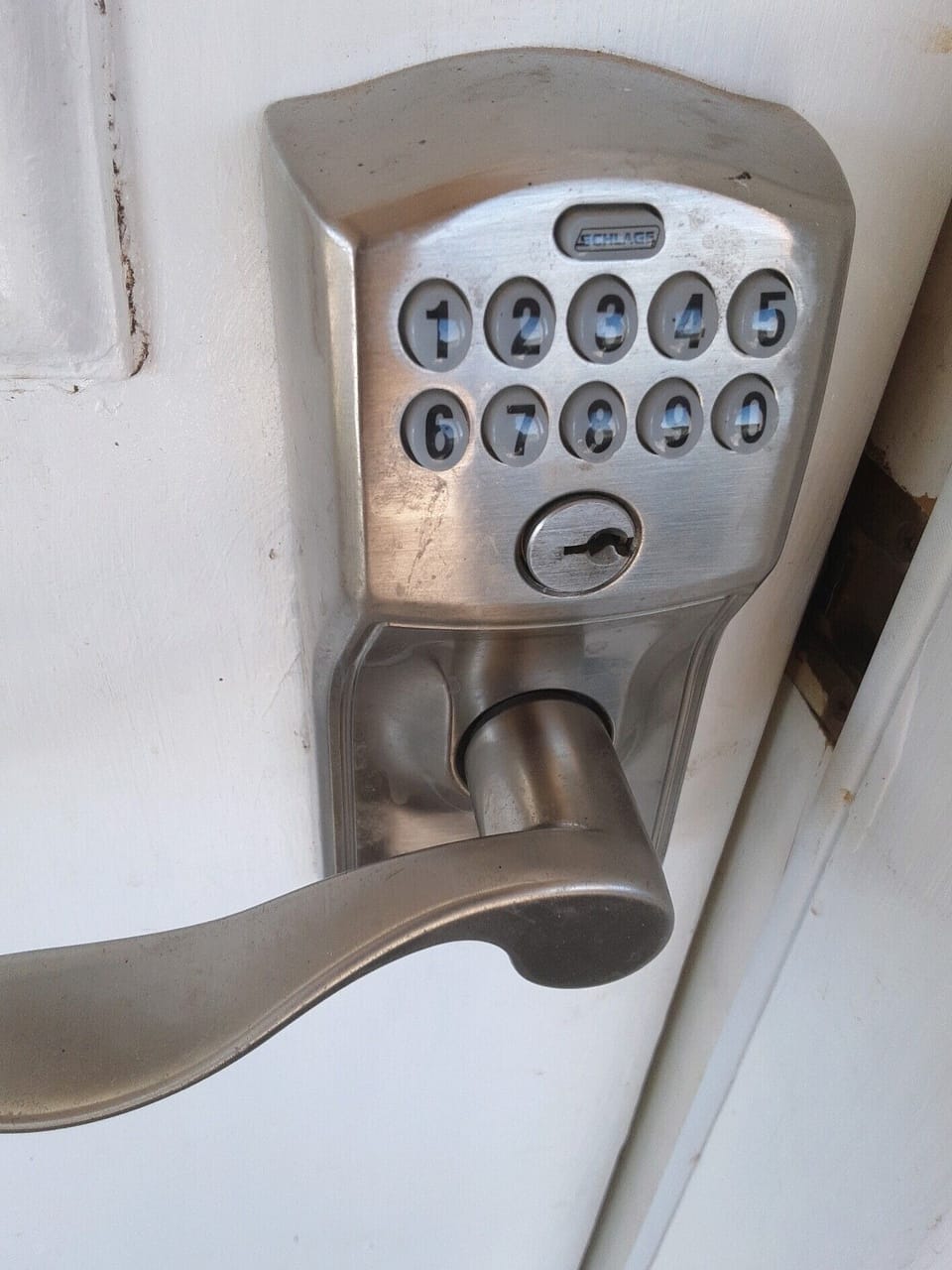Keypad for entry