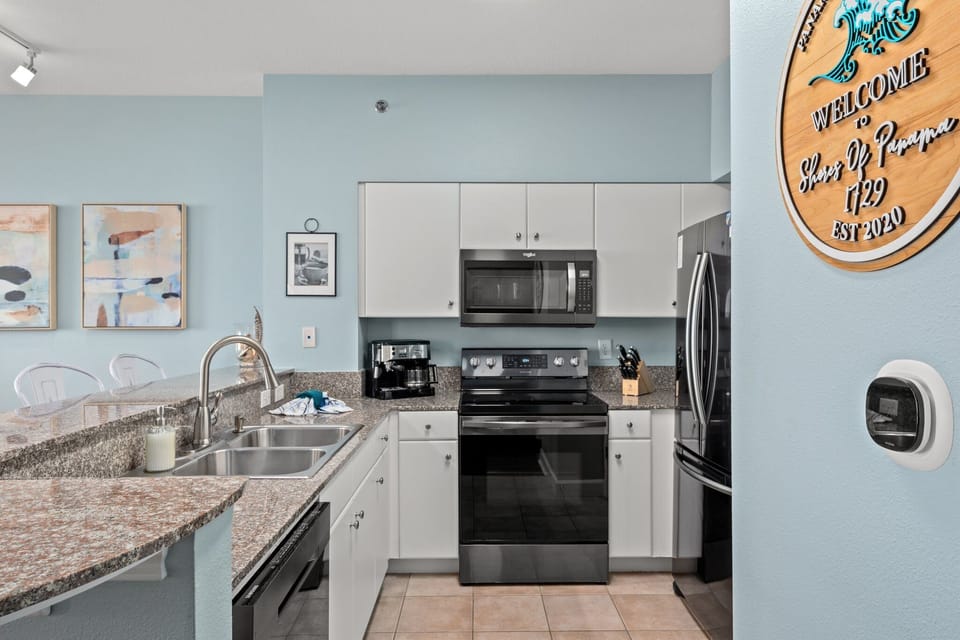 Kitchen with upgraded appliances