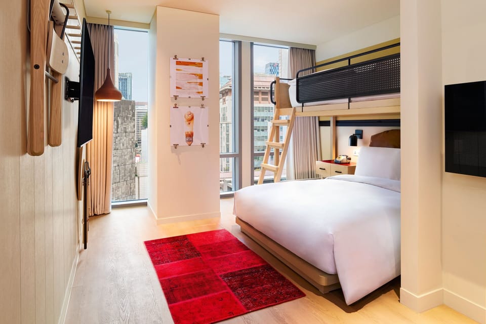 Loft, 1 Double Bed, City View | Premium bedding, memory foam beds, soundproofing, free WiFi