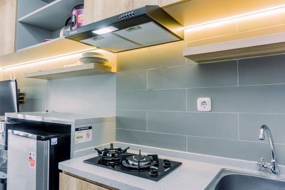 Standard Studio | Private kitchen | Fridge, stovetop, rice cooker, cookware/dishes/utensils