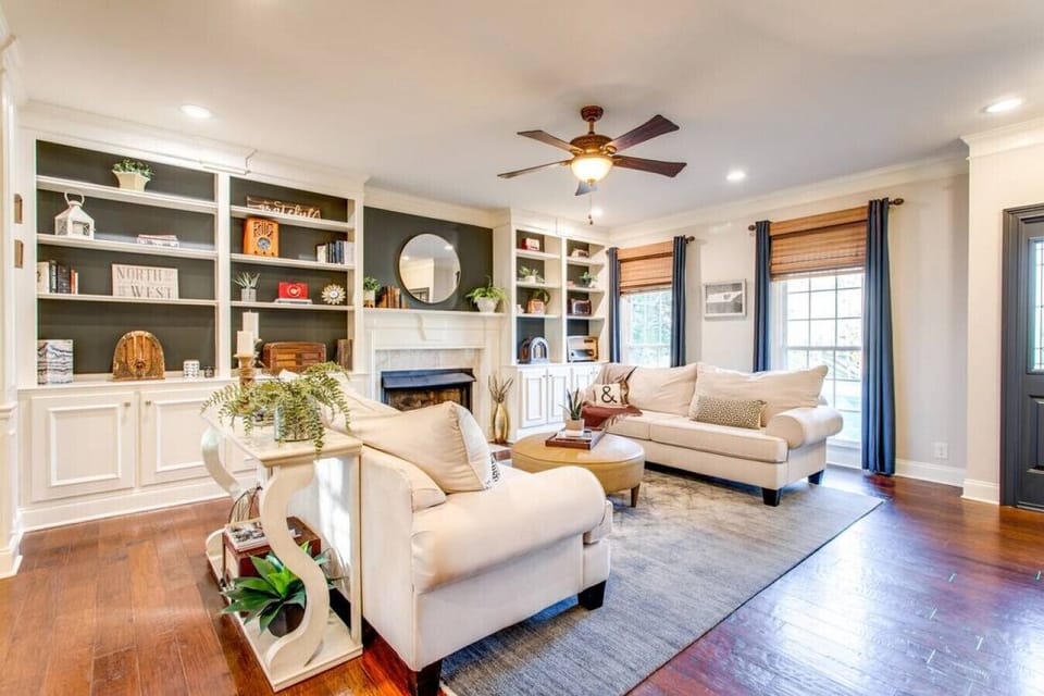 Comfortable inviting living room.