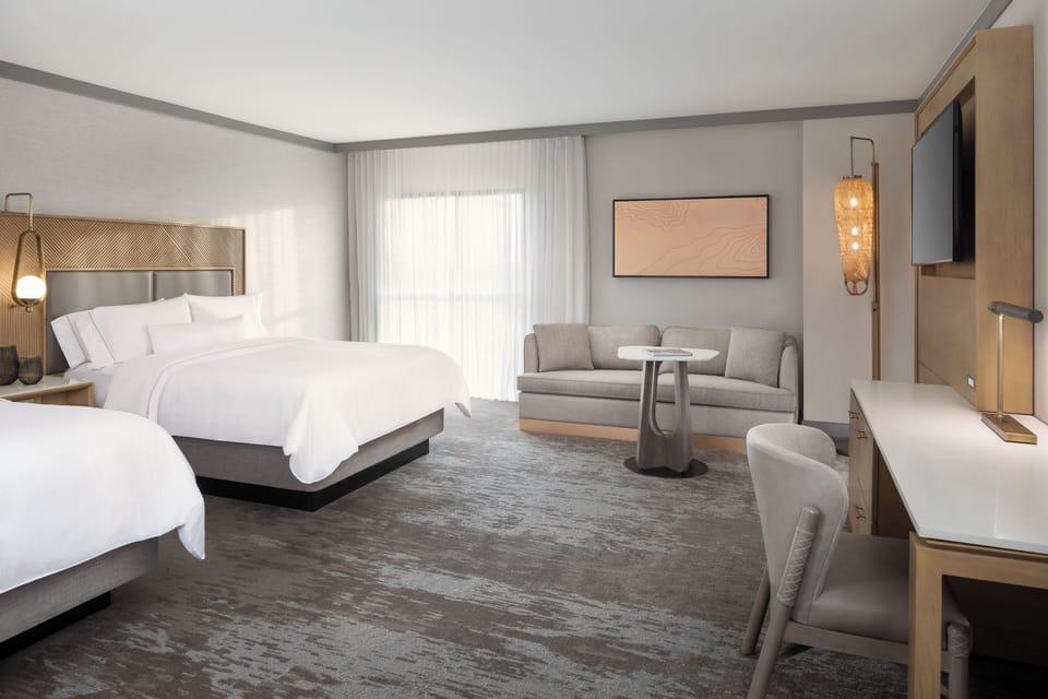 Junior Suite, 2 Queen Beds, Resort View | Premium bedding, pillowtop beds, minibar, in-room safe