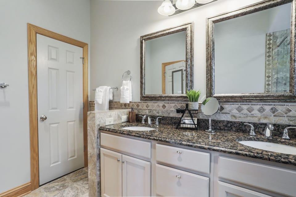 Resort inspired bathroom for the exclusive use of the guest who scores the suite
