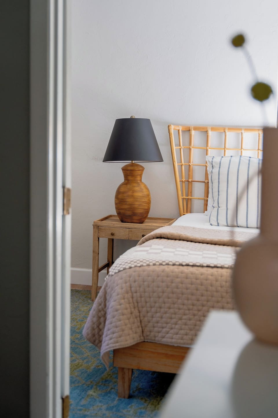 Queen Guest Bed from entry