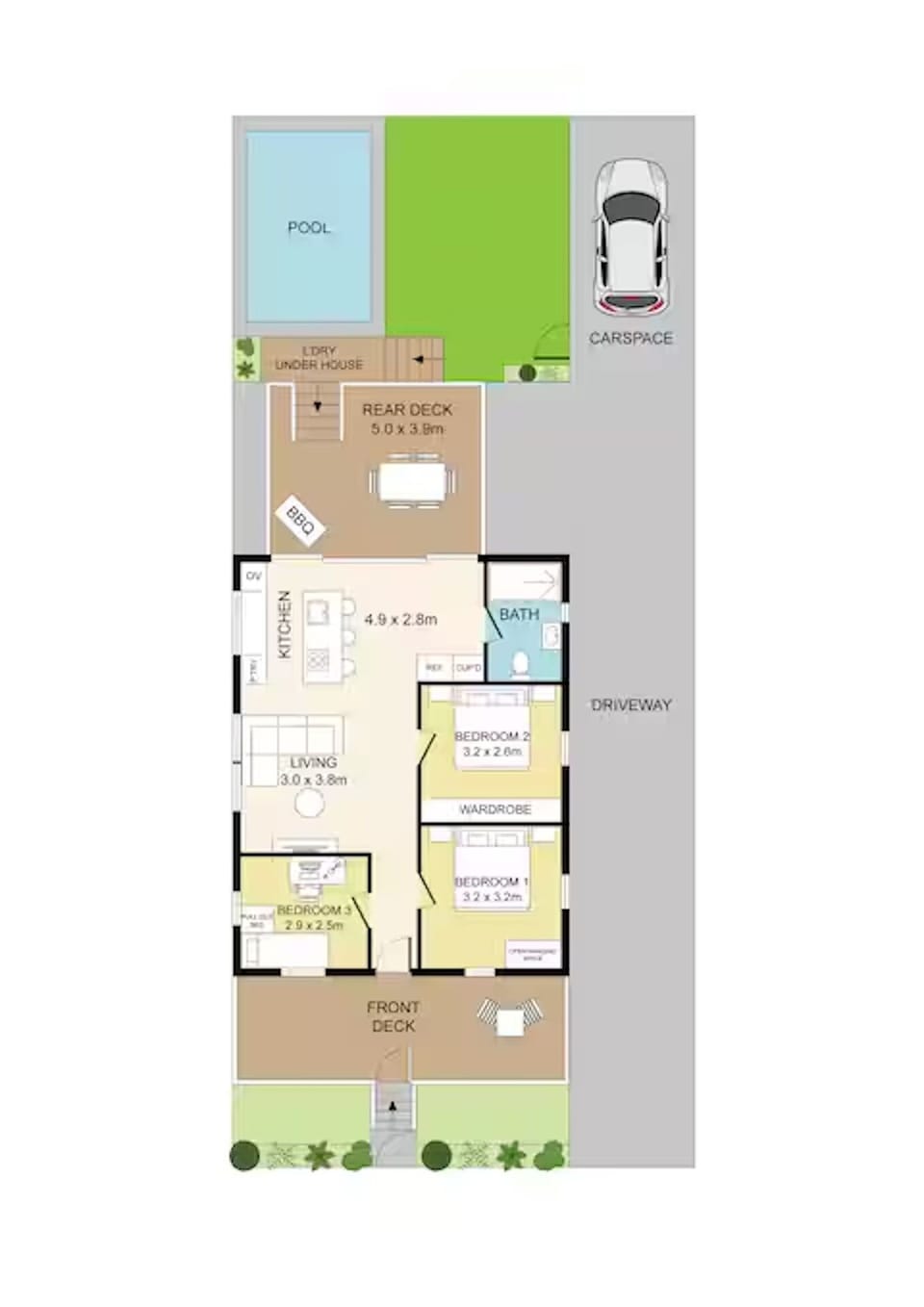 100m Floor Plan.
