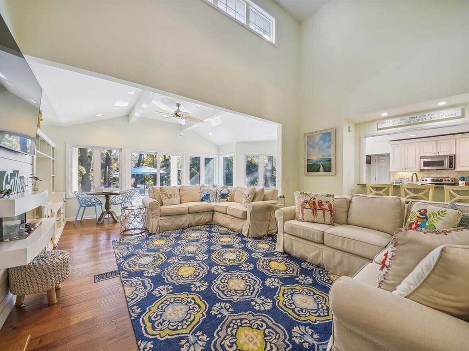 Living Room at 29 Off Shore