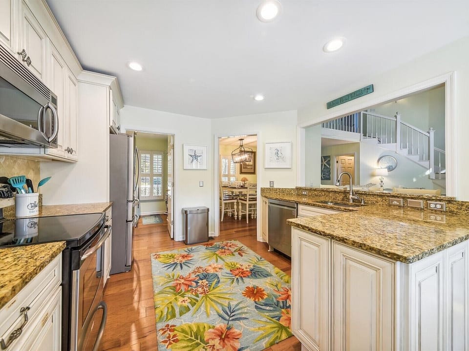 Kitchen with Attached Laundry Room at 29 Off Shore