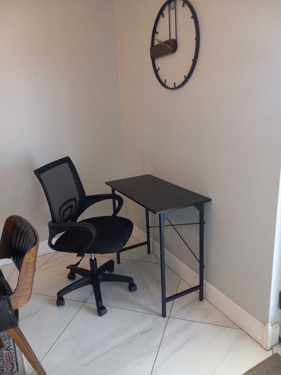 Small desk if you need to get some work done.
