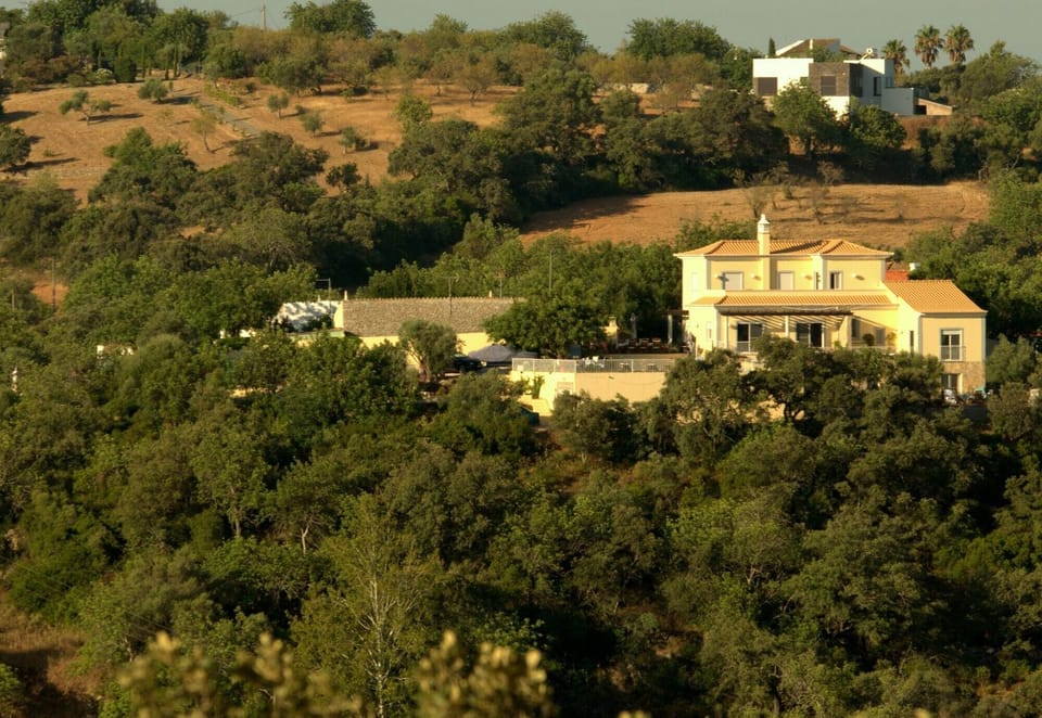 Villa from across the valley