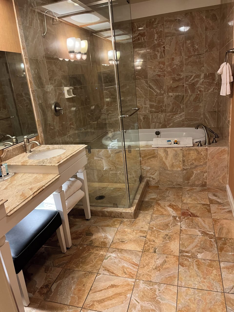 VIP Suite | Bathroom | Combined shower/tub, free toiletries, hair dryer, towels