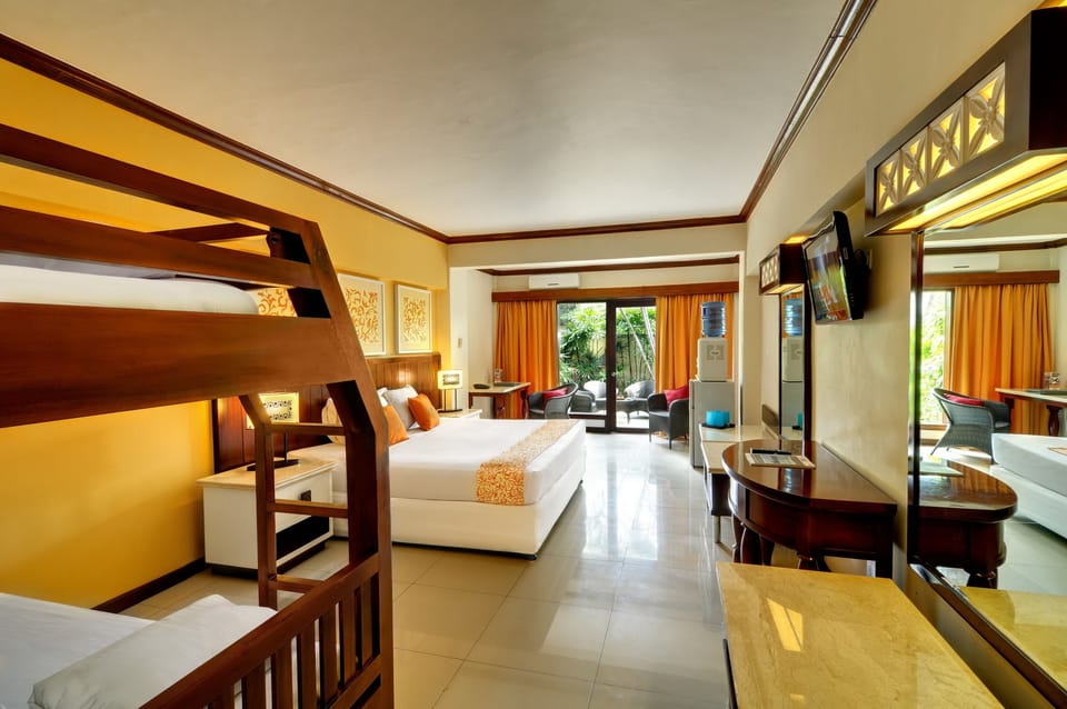 Family Room (Special 20% OFF on Waterbom Bali) | Premium bedding, in-room safe, desk, iron/ironing board