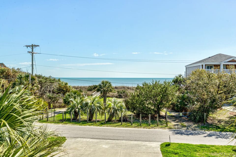 View from out front porch of the house